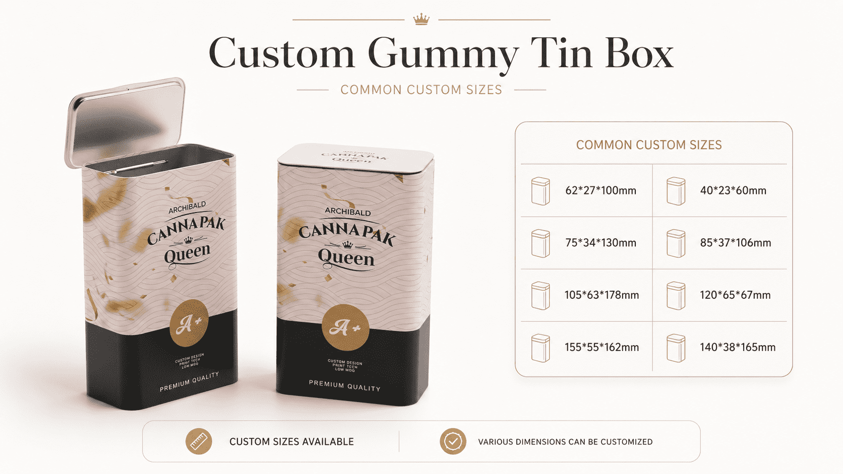 flip-top tin box custom